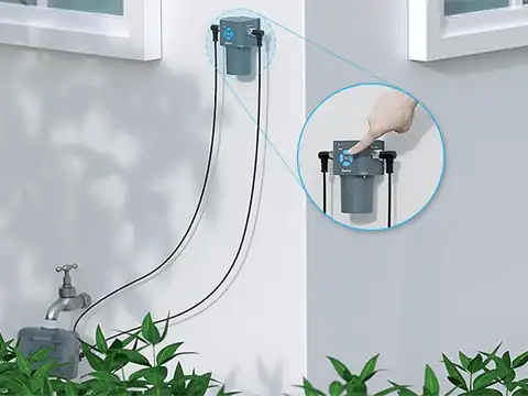 יחידת הבקרה ValveLinker 4Z ממוקמת בגובה נוח לגישה ידנית